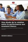 Une étude de la relation entre la performance aux examens blancs