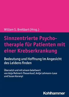 Sinnzentrierte Psychotherapie für Patienten mit einer Krebserkrankung (eBook, ePUB)