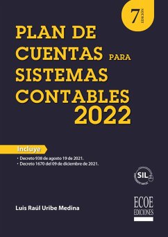 Plan de cuentas para sistemas contables 2022 (eBook, PDF) - Uribe Medina, Luis Raúl
