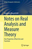 Notes on Real Analysis and Measure Theory (eBook, PDF)