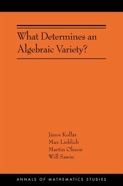 Cover What Determines an Algebraic Variety? (eBook, PDF)