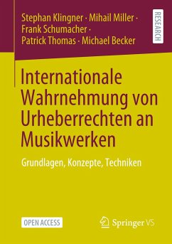 Internationale Wahrnehmung von Urheberrechten an Musikwerken - Klingner, Stephan;Miller, Mihail;Schumacher, Frank