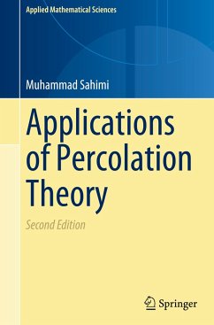 Applications of Percolation Theory - Sahimi, Muhammad