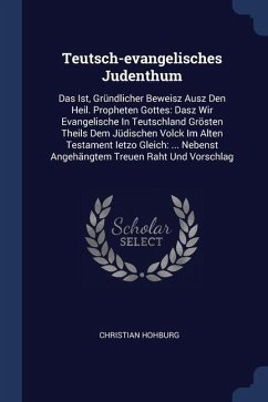 Teutsch-evangelisches Judenthum - Hohburg, Christian