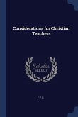 Considerations for Christian Teachers