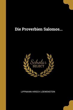 Cover Die Proverbien Salomos...