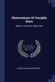 Observations Of Variable Stars