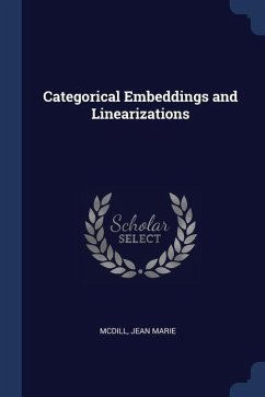 Categorical Embeddings and Linearizations - Mcdill, Jean Marie