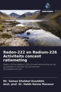 Radon-222 en Radium-226 Activiteits concent ratiemeting - Ezzulddin, Mr. Saman Khabbat;Mansour, Asst. prof. Dr. Habib Hanna