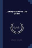 A Study of Rhymers' Club Poetry