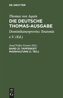Cover Tapferkeit Masshaltung (1. Teil)