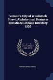 Vernon's City of Woodstock Street, Alphabetical, Business and Miscellaneous Directory 1920