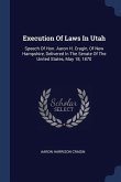 Execution Of Laws In Utah