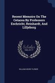 Recent Memoirs On The Cetacea By Professors Eschricht, Reinhardt, And Lilljeborg