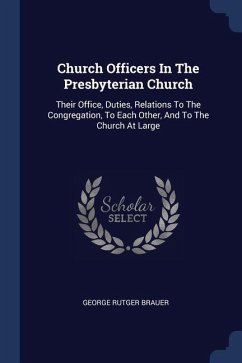 Cover Church Officers In The Presbyterian Church