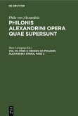 Indices ad Philonis Alexandrini opera, Pars 2