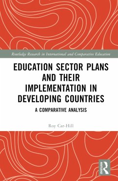 Education Sector Plans and their Implementation in Developing Countries - Carr-Hill, Roy
