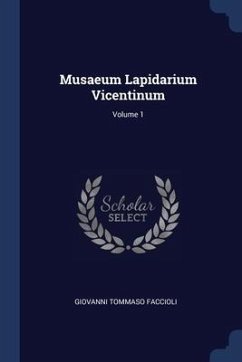 Cover Musaeum Lapidarium Vicentinum; Volume 1