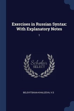 Exercises in Russian Syntax - Belevitskaia-Khalizeva, Vs