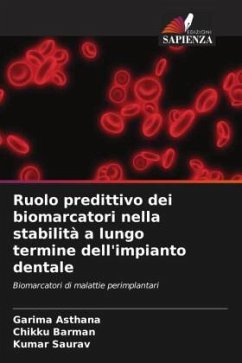 Ruolo predittivo dei biomarcatori nella stabilità a lungo termine dell'impianto dentale - Asthana, Garima;Barman, Chikku;Saurav, Kumar