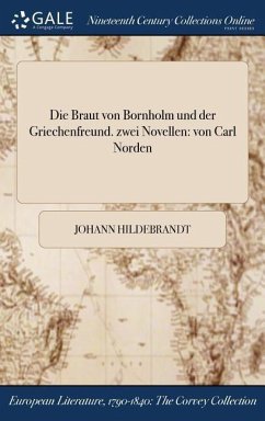 Die Braut von Bornholm und der Griechenfreund. zwei Novellen - Hildebrandt, Johann