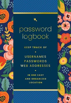 Password Logbook (Hip Floral) - Editors of Rock Point