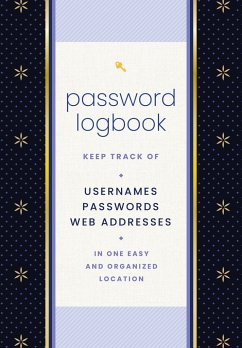 Password Logbook (Black & Gold) - Editors of Rock Point