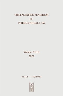 The Palestine Yearbook of International Law (2022)