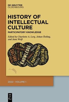 Cover History of Intellectual Culture 1/2022 (eBook, ePUB)