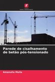 Parede de cisalhamento de betão pós-tensionado