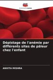 Dépistage de l'anémie par différents sites de pâleur chez l'enfant