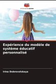 Expérience du modèle de système éducatif personnalisé