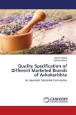 Quality Specification of Different Marketed Brands of Ashokarishta