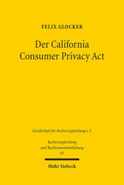 Der California Consumer Privacy Act - Glocker, Felix