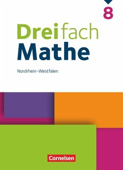 Dreifach Mathe 8. Schuljahr. Nordrhein-Westfalen - Schulbuch - Wennekers, Udo;Buchmann, Anja;Heckner, Klaus