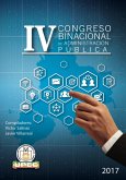 IV Congreso binacional de administración pública (eBook, PDF)