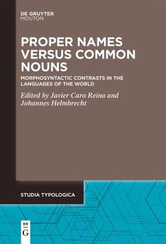 Proper Names versus Common Nouns (eBook, ePUB)