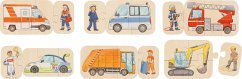 Cover Goki 57373 - Puzzle Fahrzeuge