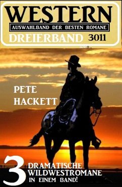 Western Dreierband 3011 - 3 dramatische Wildwestromane in einem Band (eBook, ePUB) - Hackett, Pete