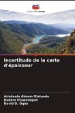 Incertitude de la carte d'épaisseur