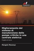 Miglioramento del sistema di manutenzione delle pompe critiche in una centrale elettrica