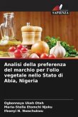 Analisi della preferenza del marchio per l'olio vegetale nello Stato di Abia, Nigeria