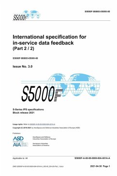 S5000F, International specification for in-service data feedback, Issue 3.0 (Part 2/2) - Asd