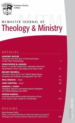 McMaster Journal of Theology and Ministry