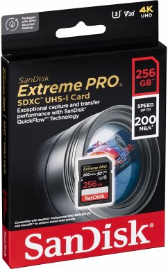 SanDisk Extreme Pro SDXC 256GB UHS-I C10 U3 V30