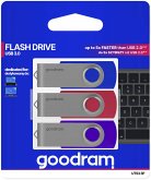 GOODRAM UTS3 USB 3.0 128GB 3-pack mix