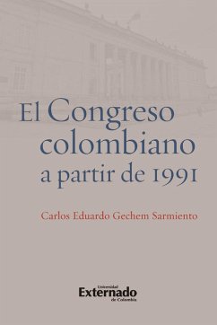 Cover El congreso colombiano a partir 1991 (eBook, PDF)