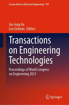 Transactions on Engineering Technologies (eBook, PDF)