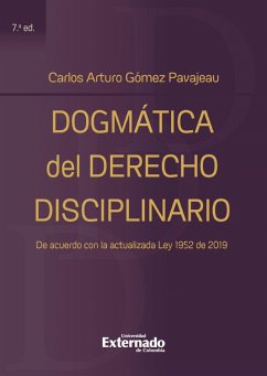 Cover Dogmática del Derecho Disciplinario 7ta edición (eBook, PDF)
