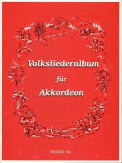 Cover Das Volksliederalbum für Akkordeon mit Texteinlage